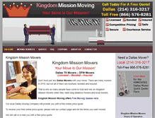 Tablet Screenshot of kmmovers.com